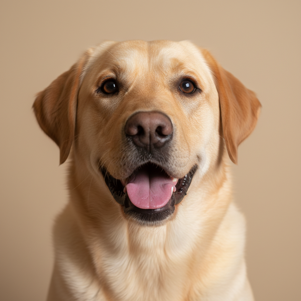 Labrador retriever portrait photo