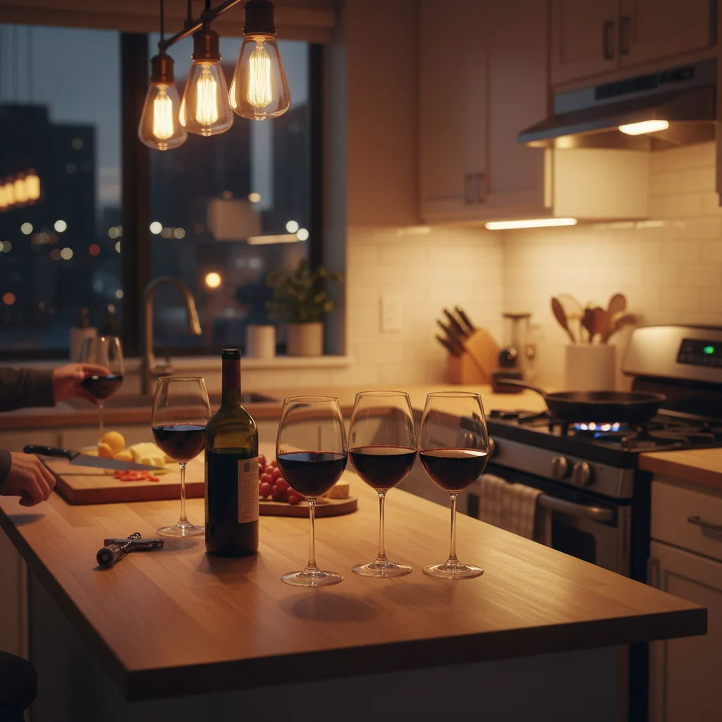 Kitchen before prank