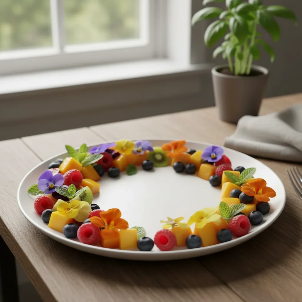 Restored photo with vibrant blue sky and natural colors