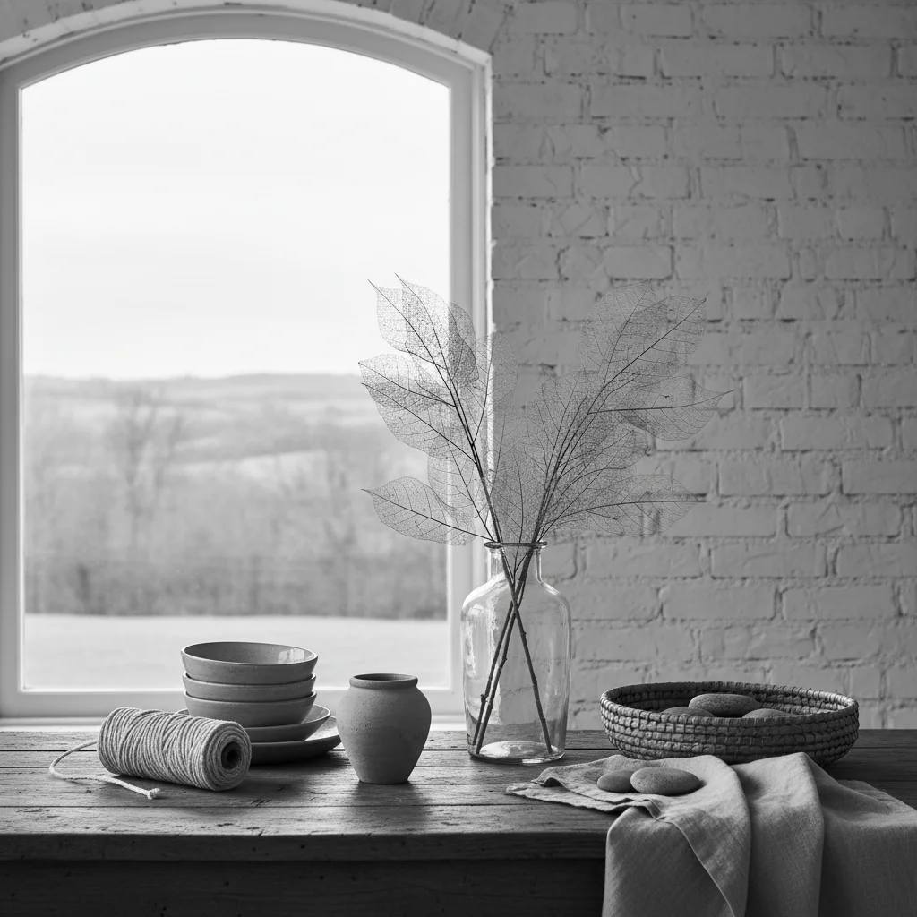 Black and white 1920s street scene