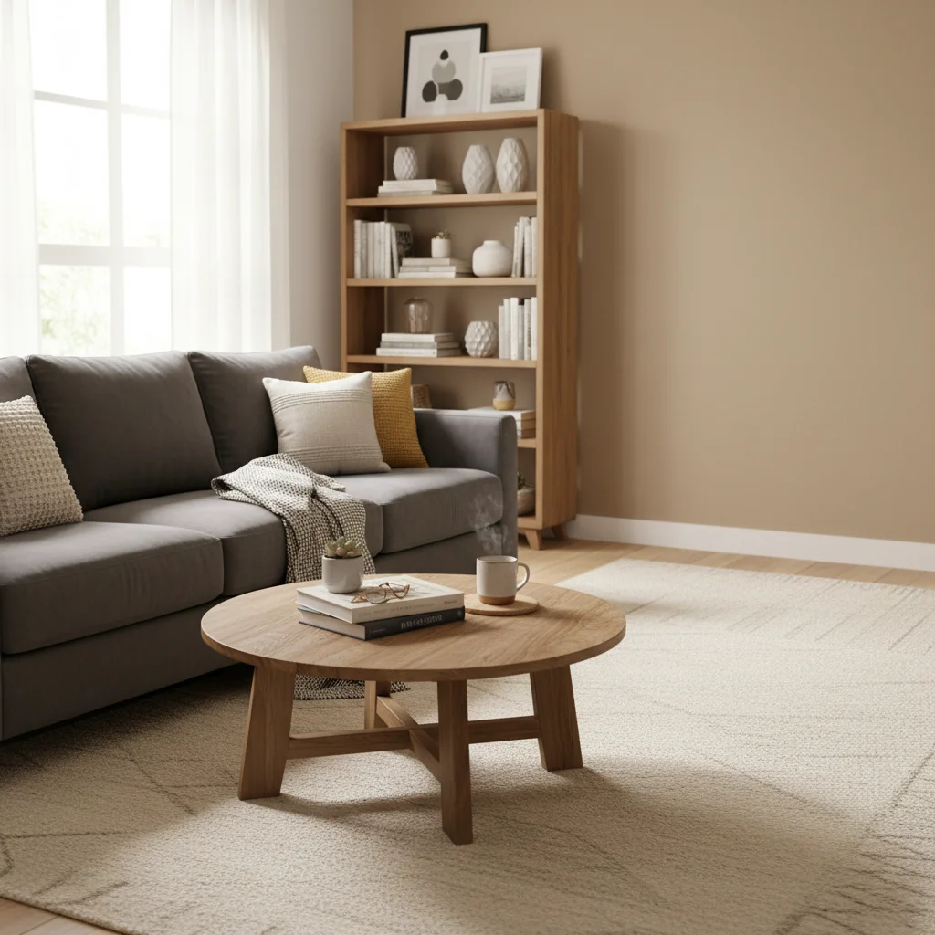 Empty master bedroom with carpet and single window