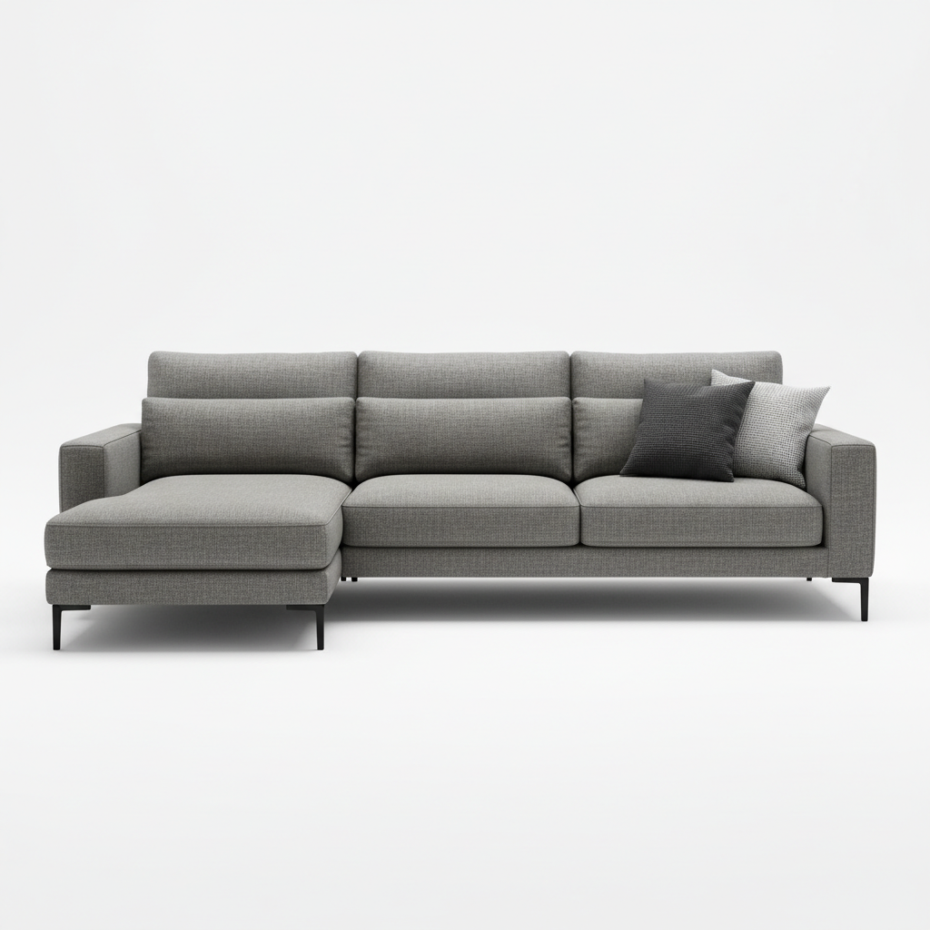 Modern gray sofa