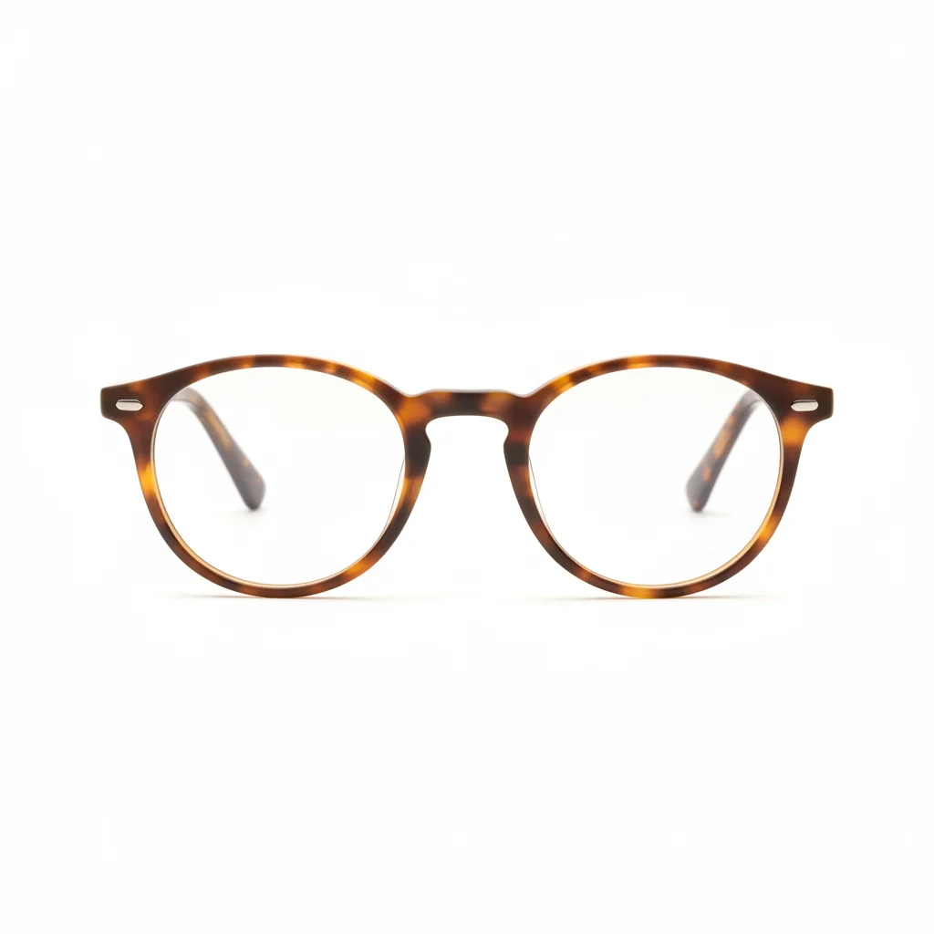 Round tortoiseshell glasses product photo