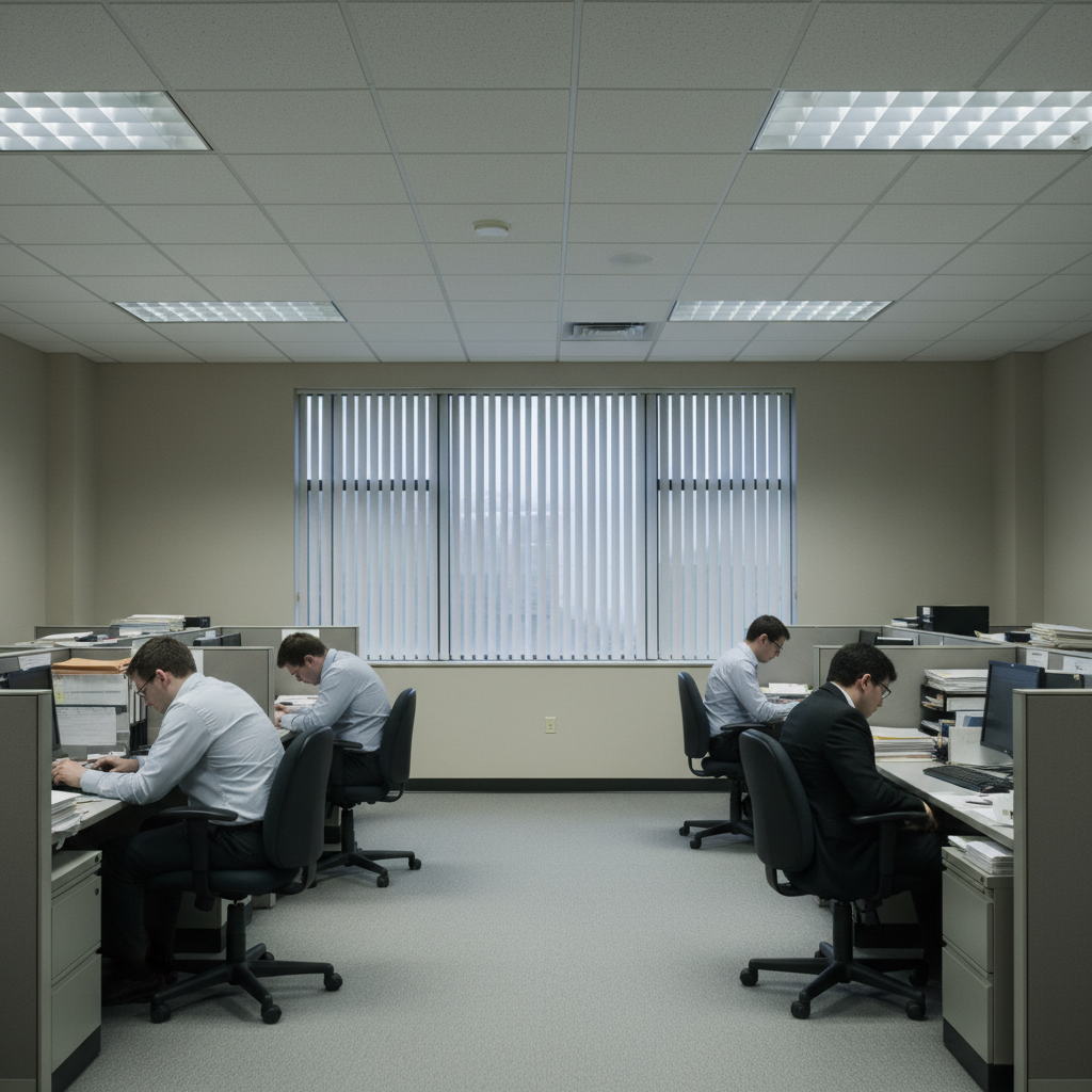 Indoor photo with flat artificial lighting