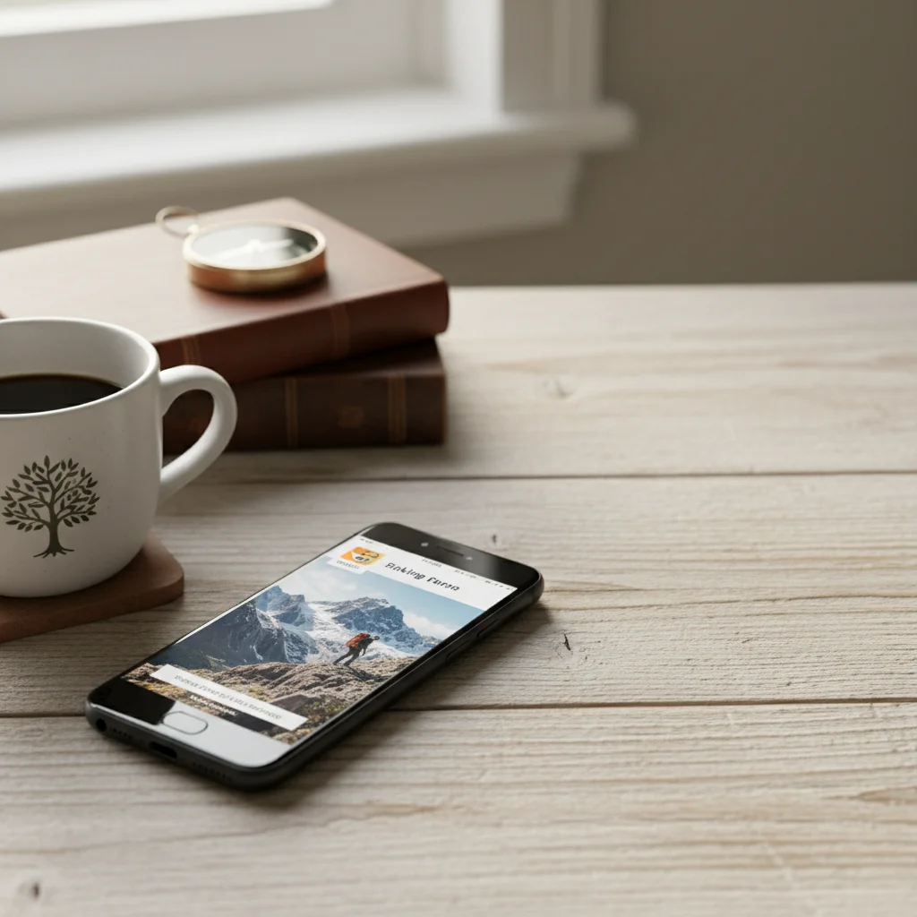 Living room with empty glass coffee table and orange coasters