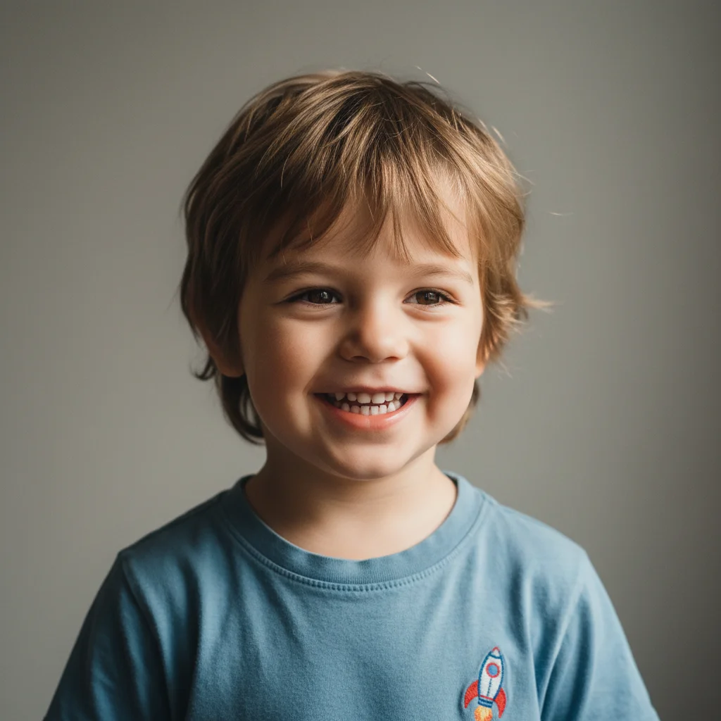 Reference image for AI Add Person to Siblings Photo