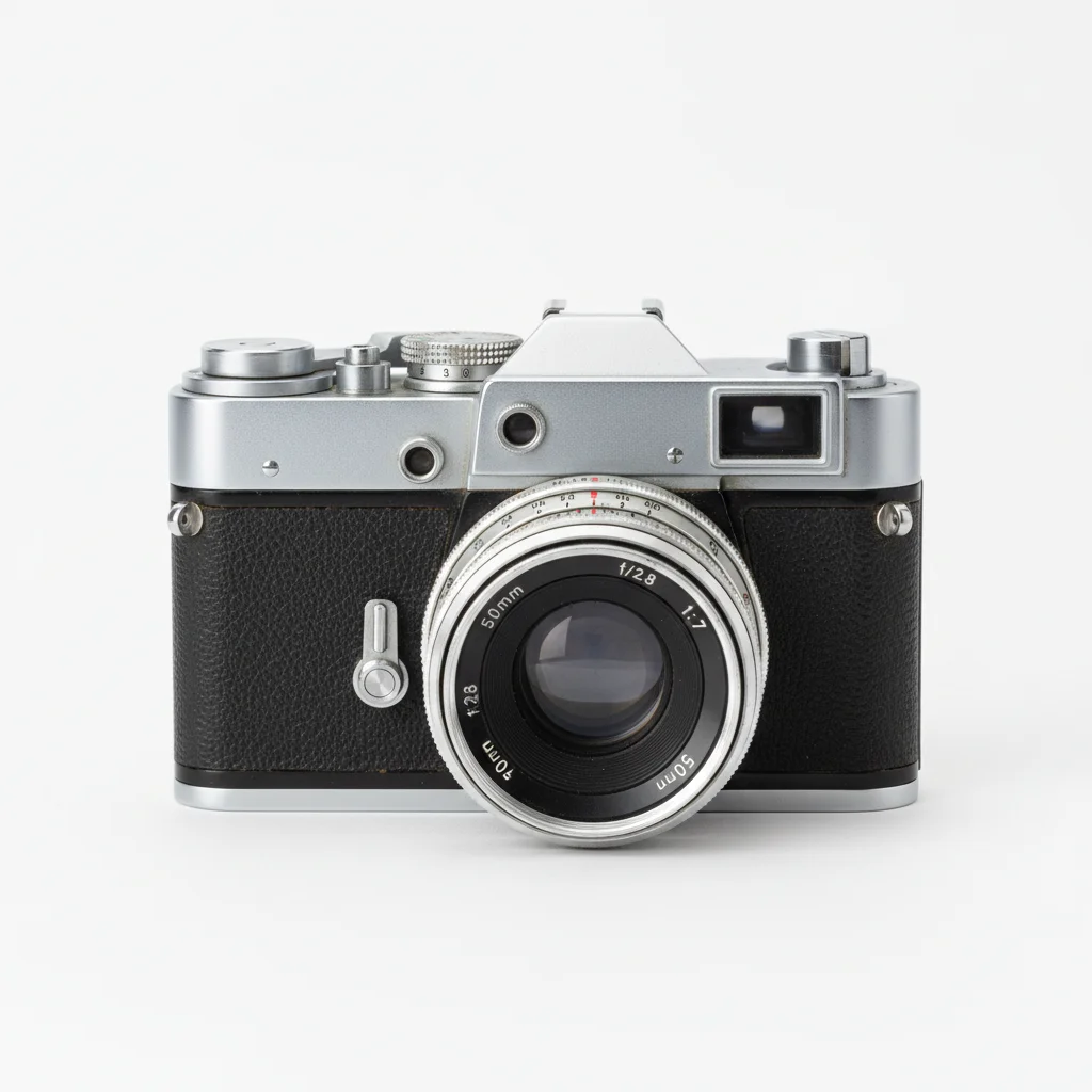 Vintage camera used as prop reference