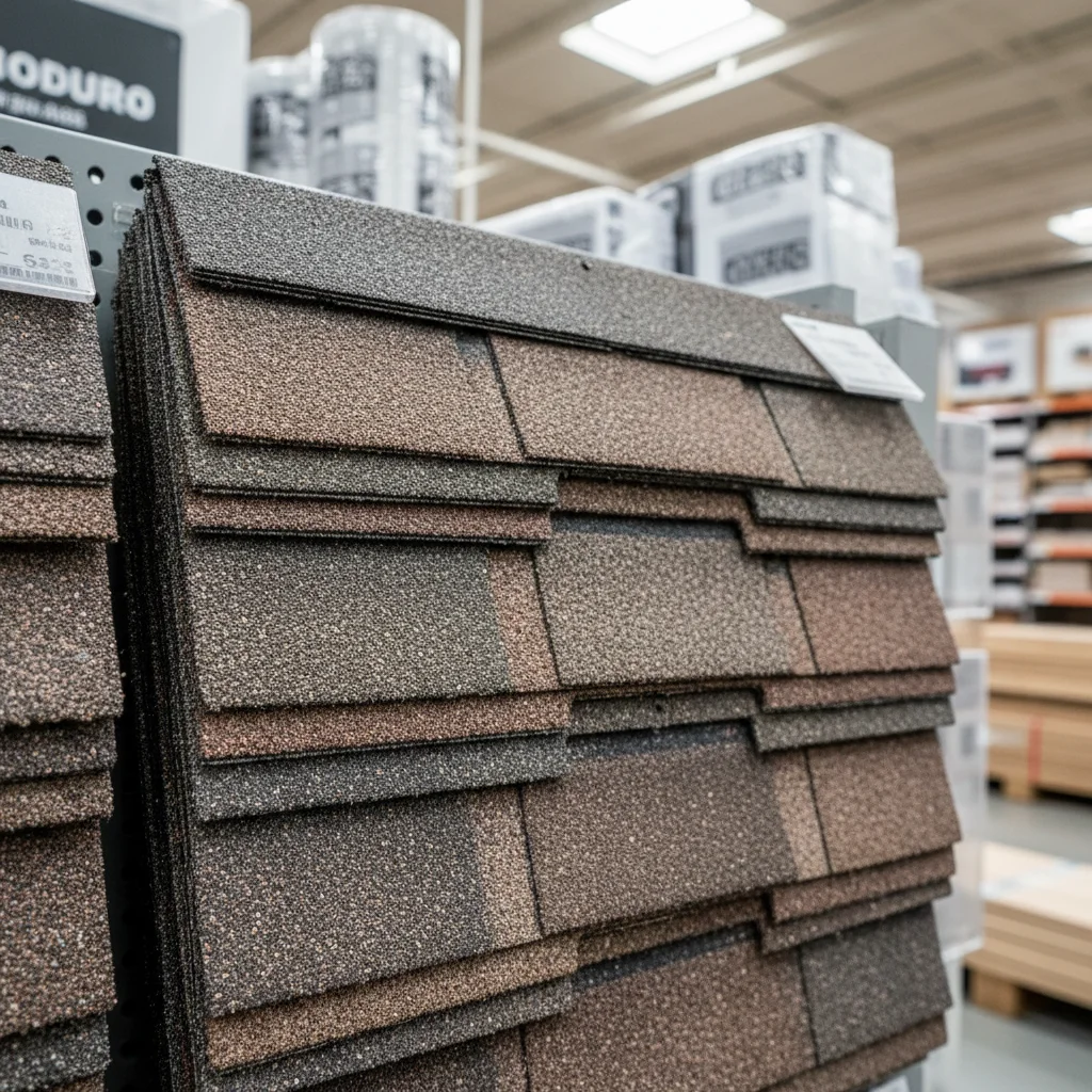 Charcoal architectural dimensional shingle product photo