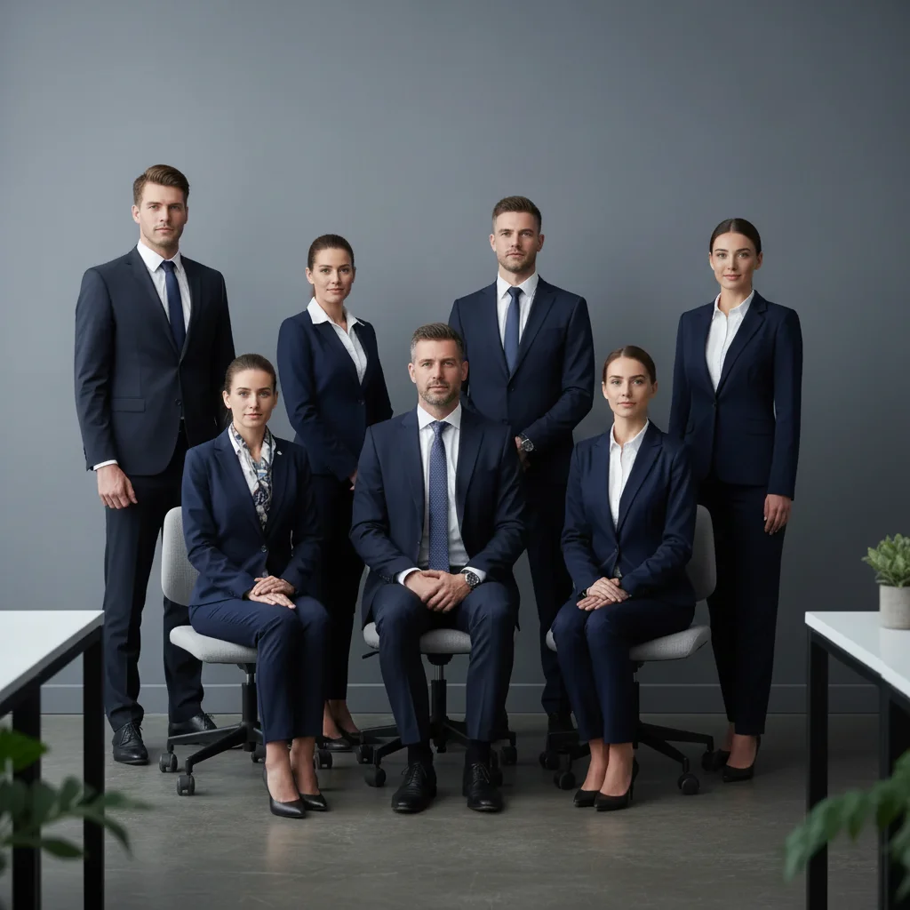 Complete team photo with member added
