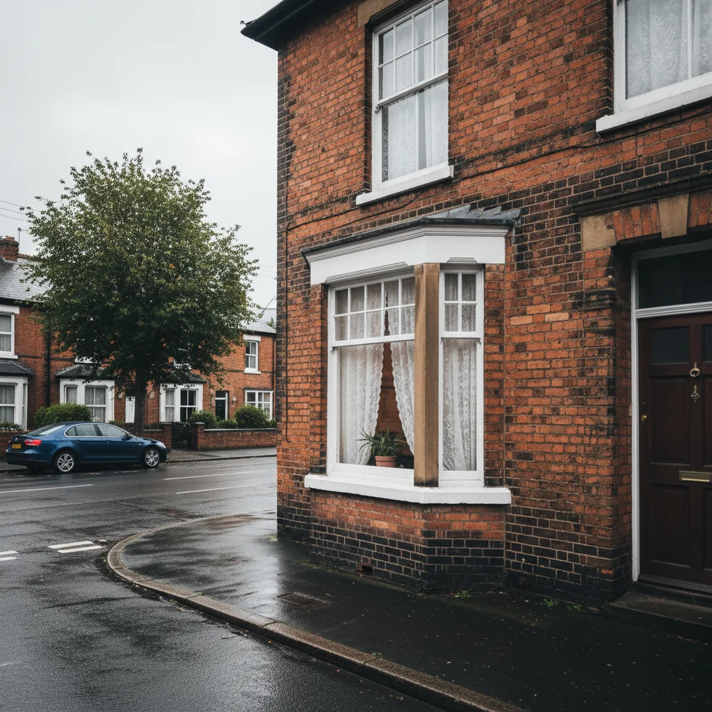House front before prank