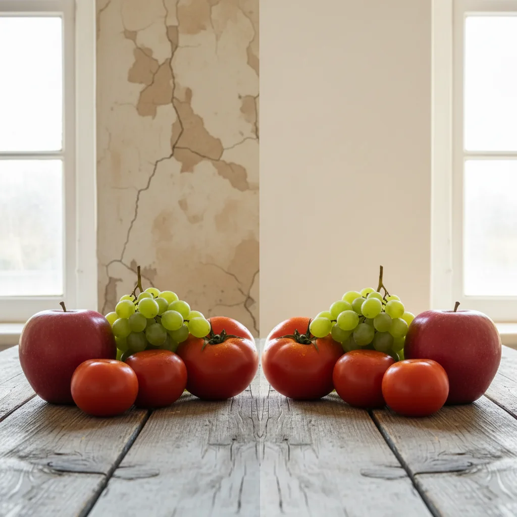 Photo after create before/after comparison photo with AI