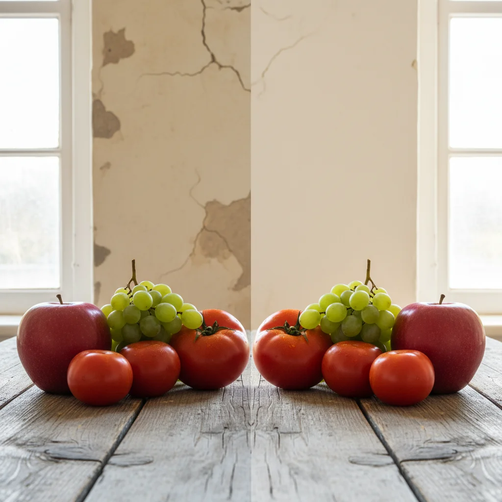Original photo before create before/after comparison photo