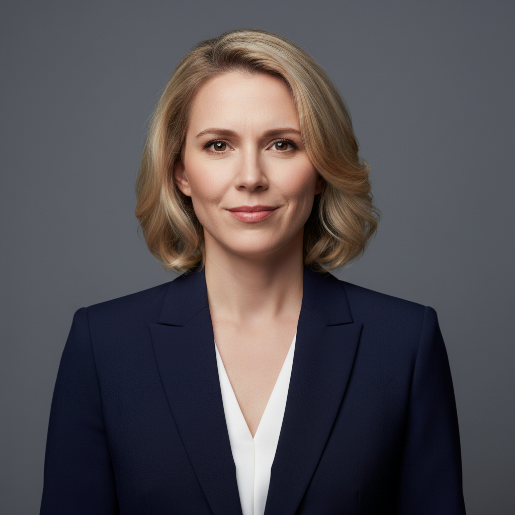 Headshot with naturally open eyes