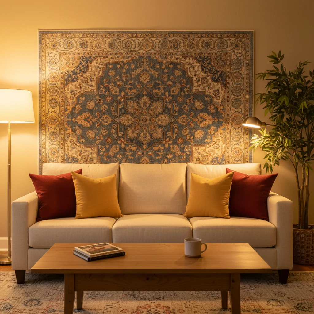 Indoor photo with heavy yellow tungsten lighting cast