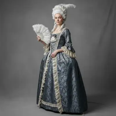 Portrait with daguerreotype metallic silver mirror finish