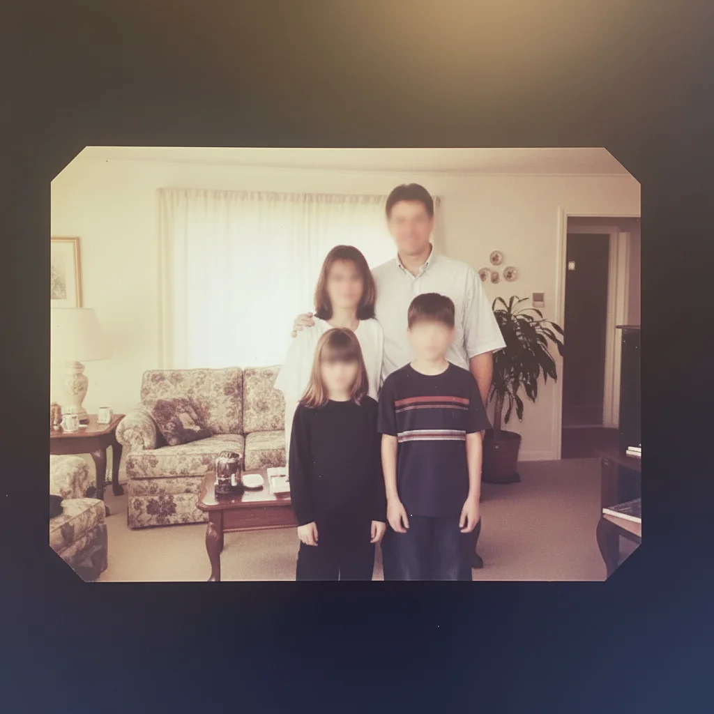 Same selfie with smooth skin and healthy glow