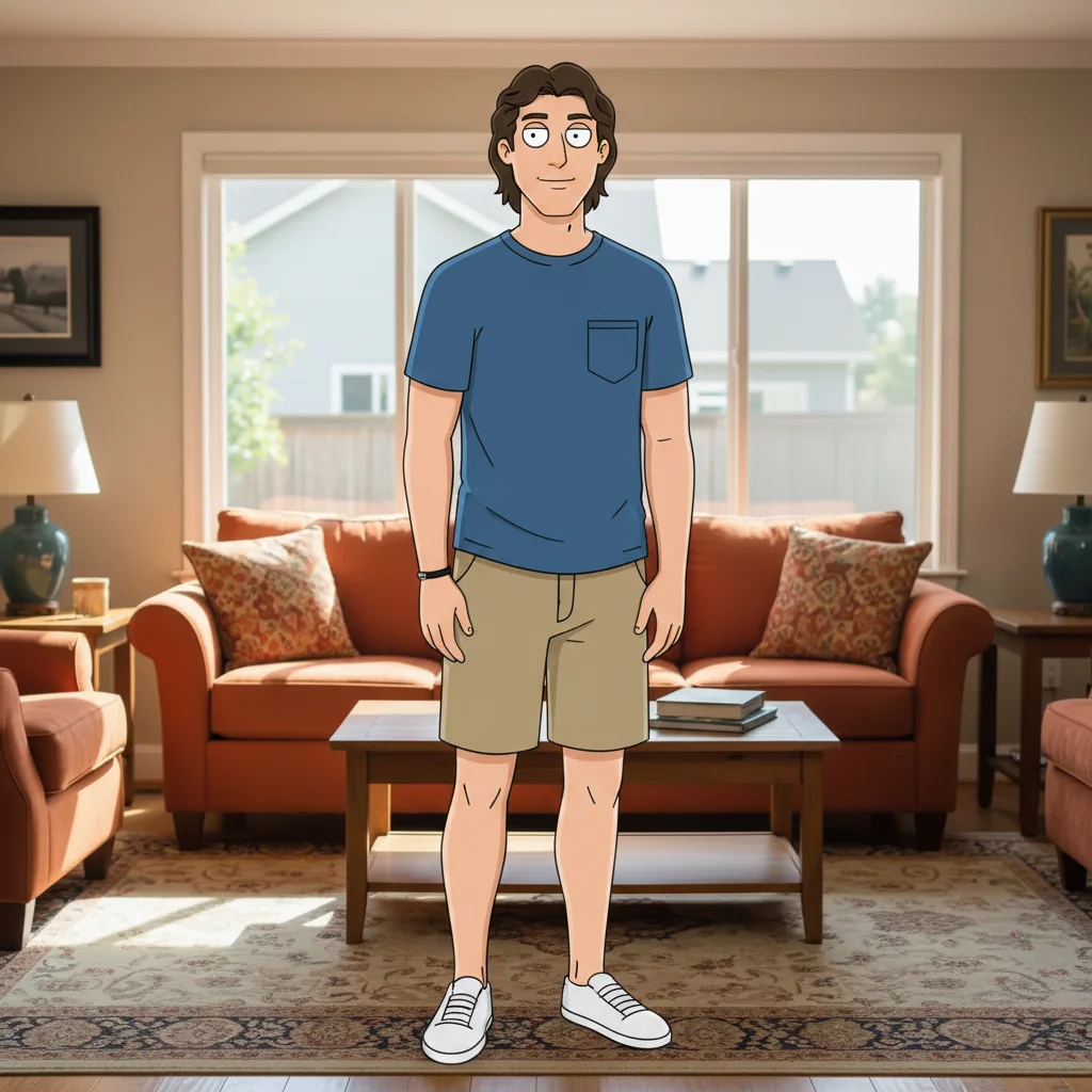 Photo after turn yourself into a family guy character with AI