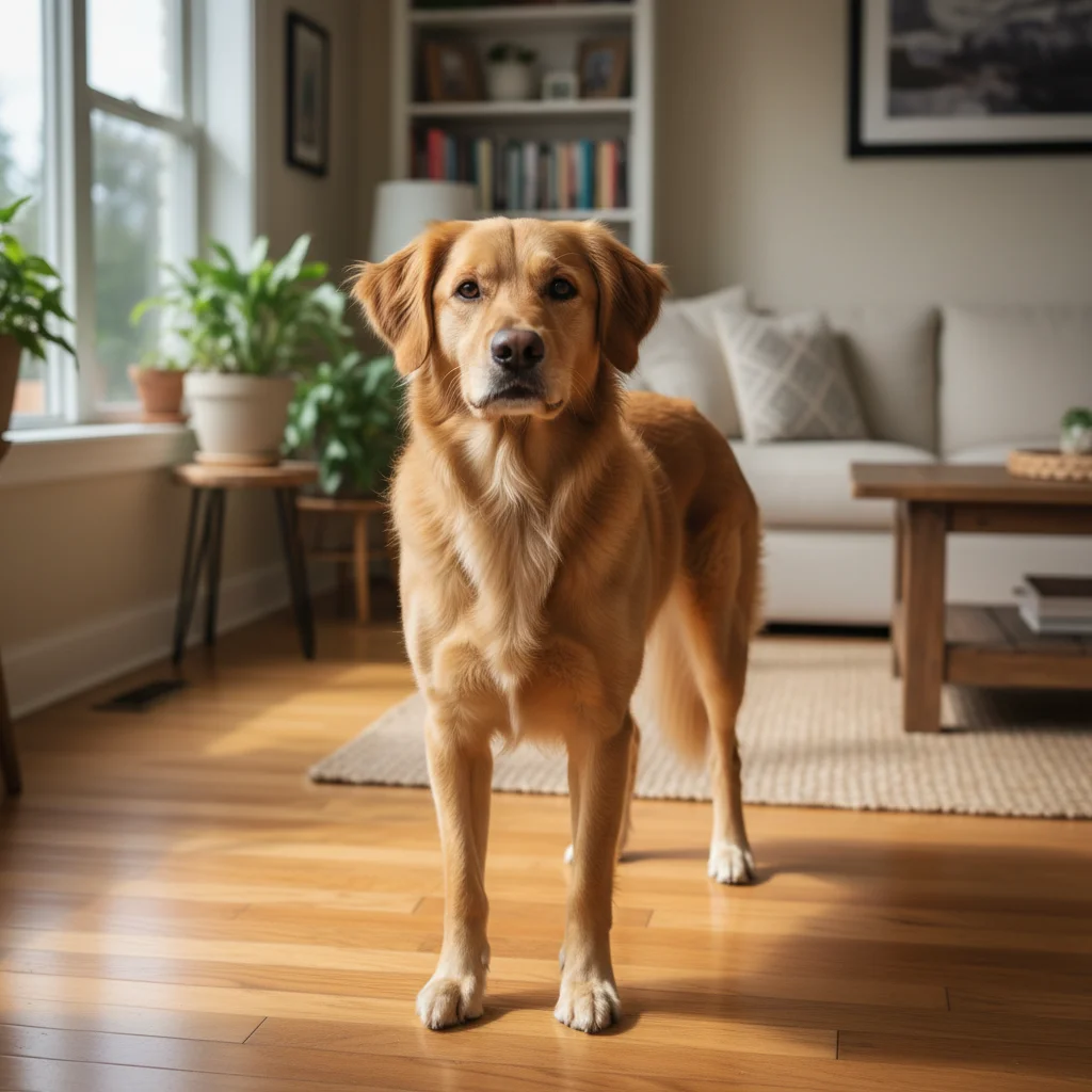 Normal weight pet before AI fat prank edit