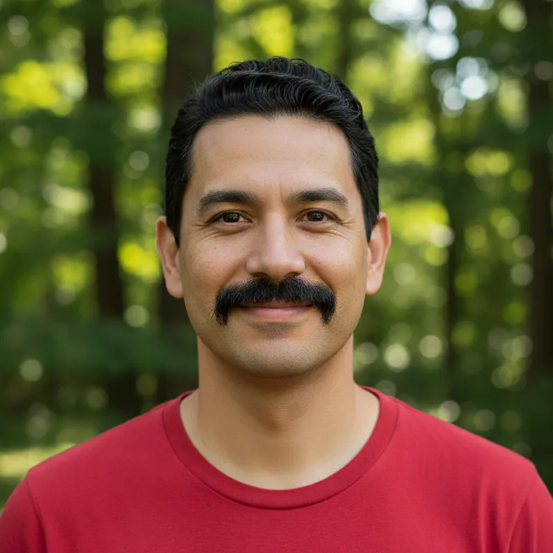Polished headshot with smooth hair edges