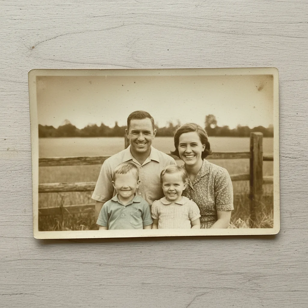 Photo after restore image with AI