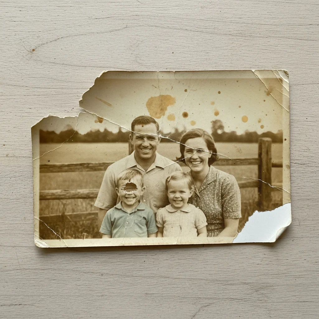 Original photo before restore image