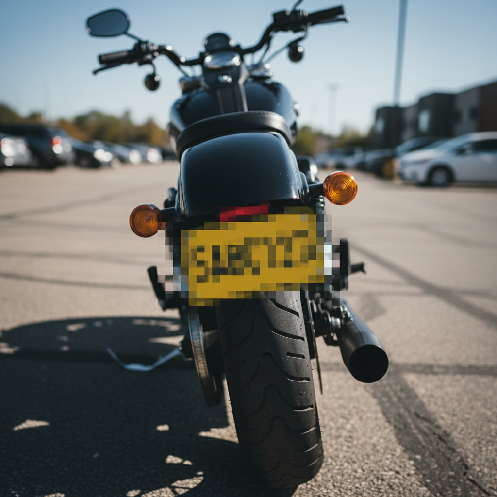 Same house photo with license plate blurred