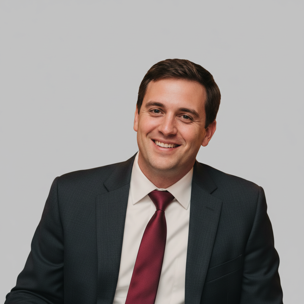 Same woman with professional modern office background