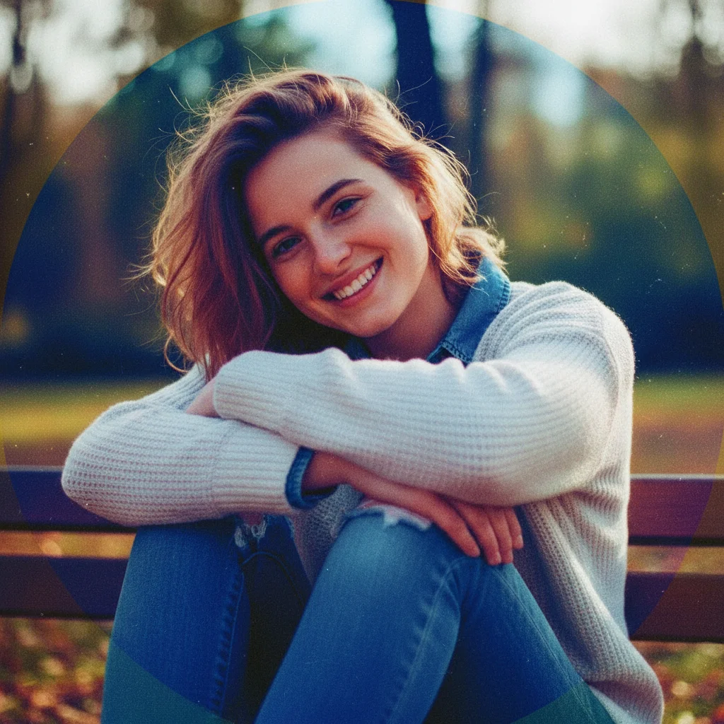 Cross-processed lomography with color shifts