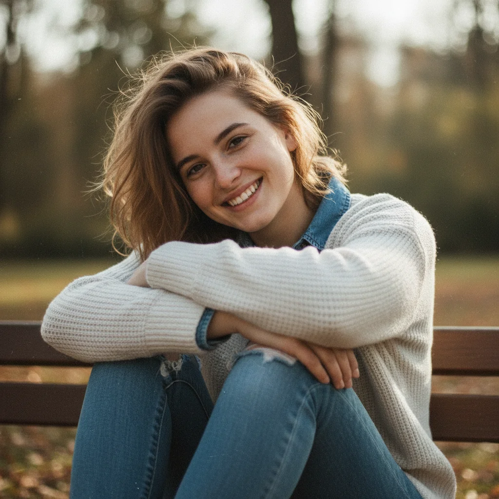 Casual portrait photo