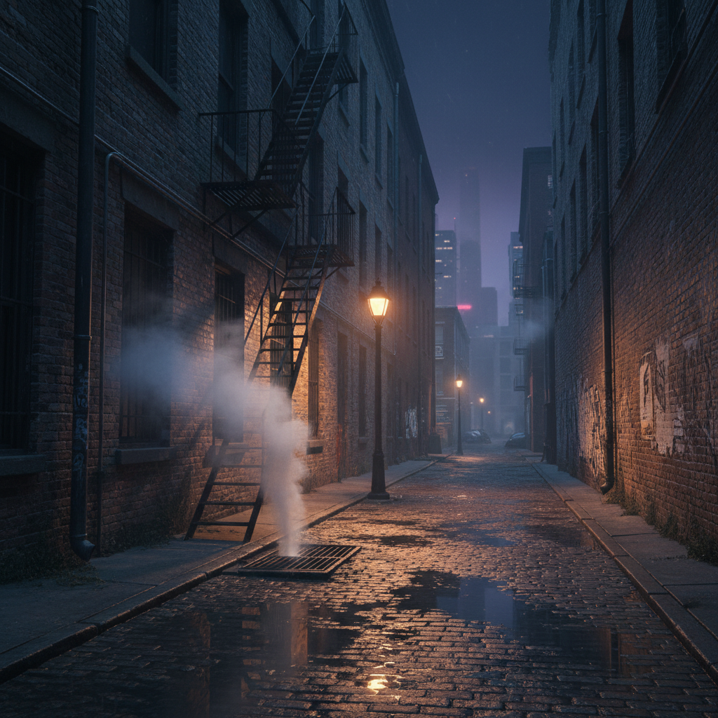 Color portrait with side lighting