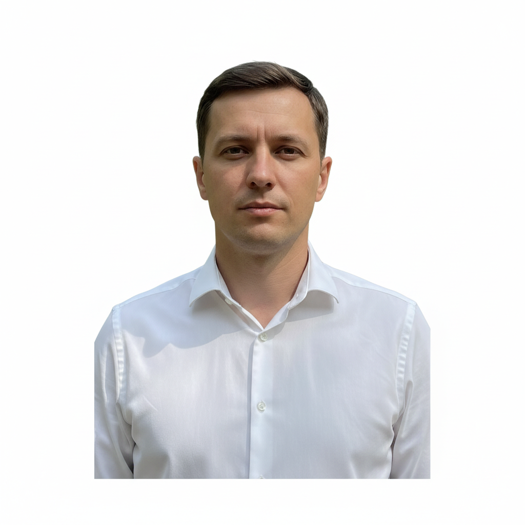 US passport compliant photo with white background