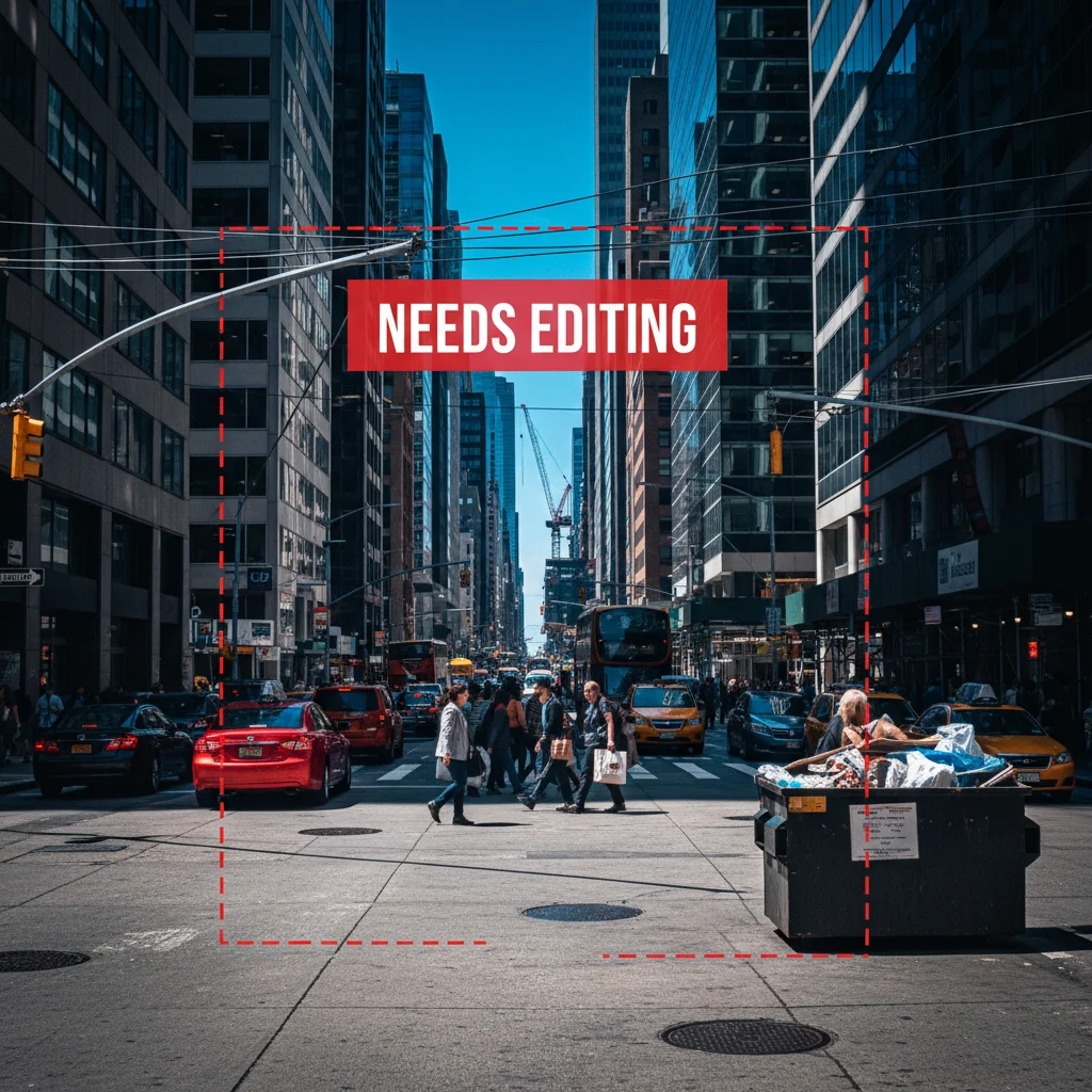 Generic busy city street photo unsuitable for newsletter header