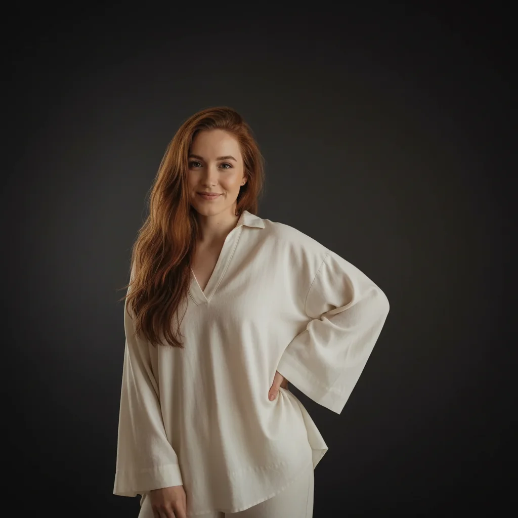 Same photo with clean dark studio background and professional soft lighting