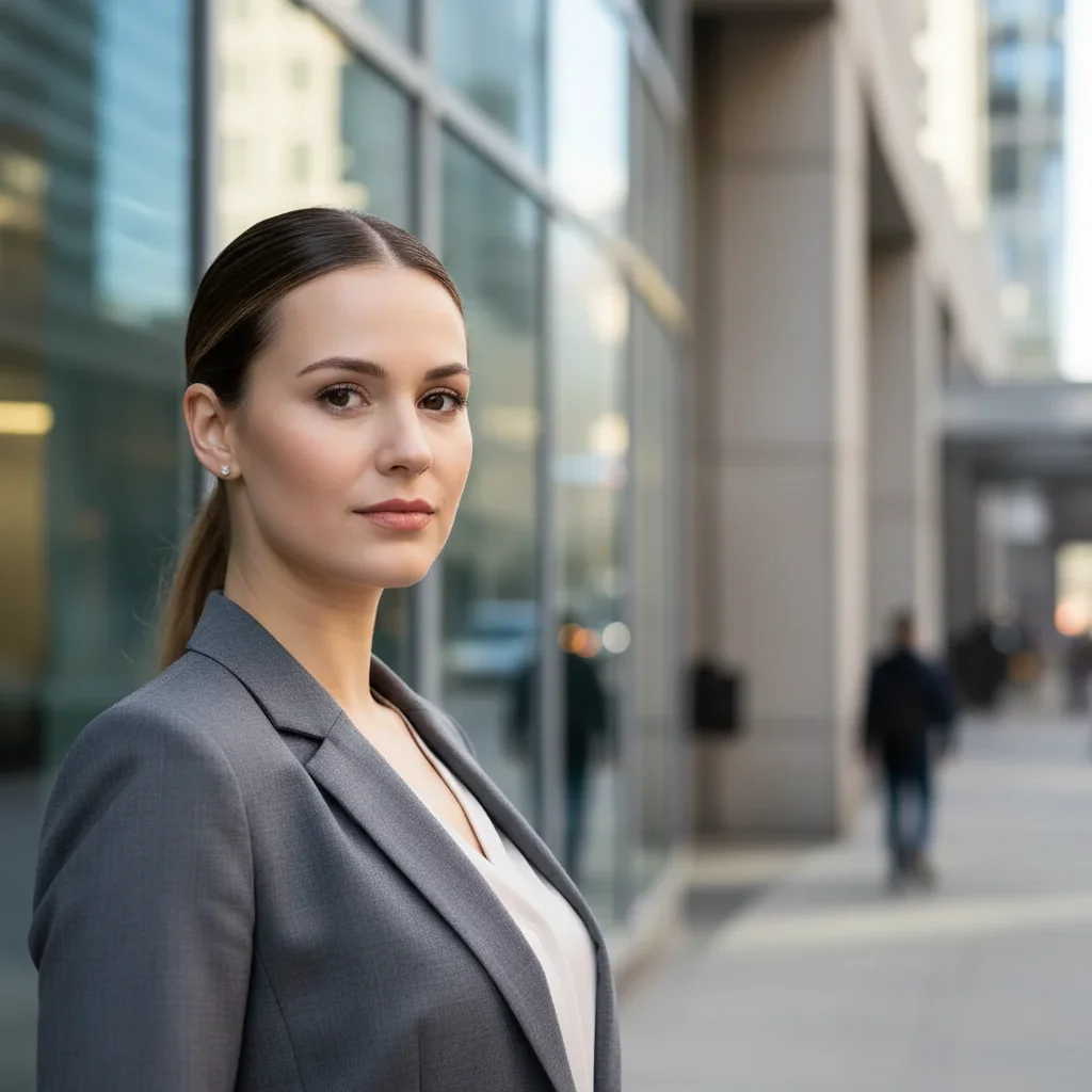 Clean portrait with sign removed