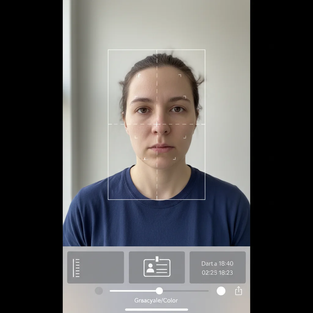 Original photo before transform selfie into a prison inmate booking photo