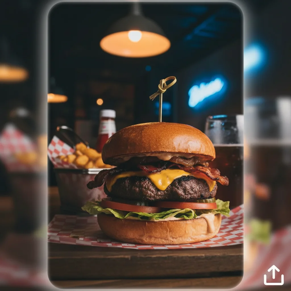Edited photo after Restaurant Menu Photo Fixer