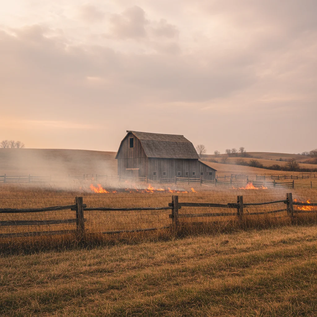 Landscape before sepia tone filter