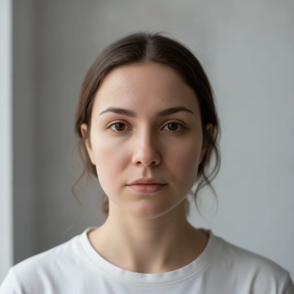 Visualization mockup showing reduced redness and clearer skin tone