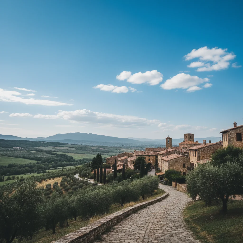 Mountain landscape with dramatic stormy clouds