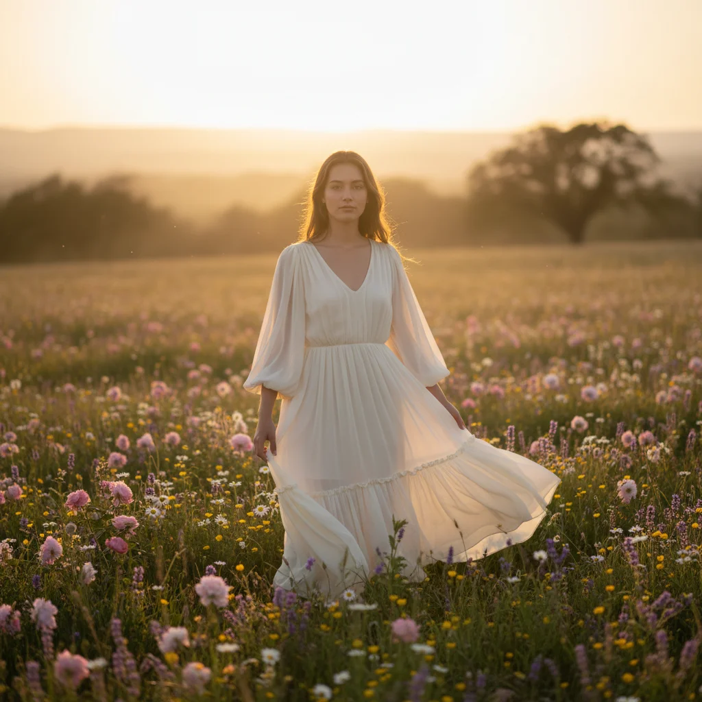 Portrait photo without sparkle effect