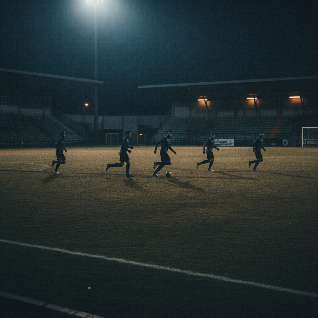 Same soccer photo enhanced with better lighting and clear player details
