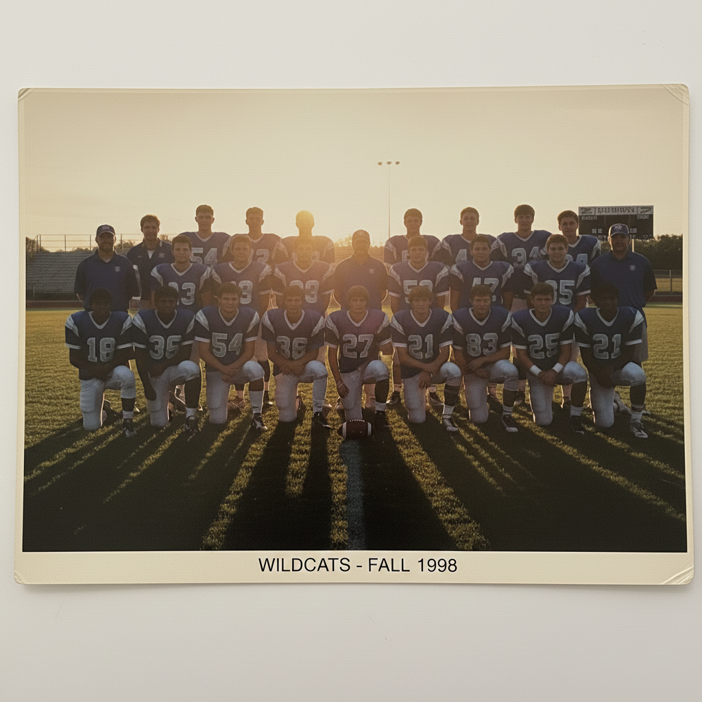 Enhanced team photo with sharp details and balanced lighting on all players