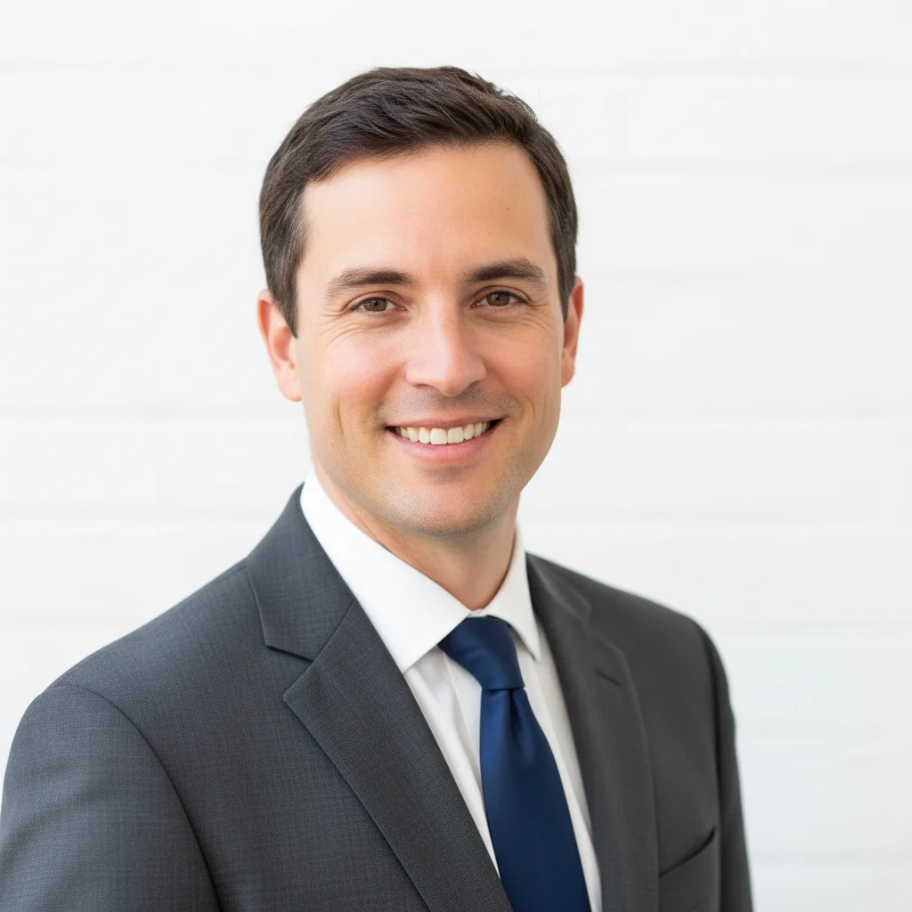 Speaker headshot with plain white background