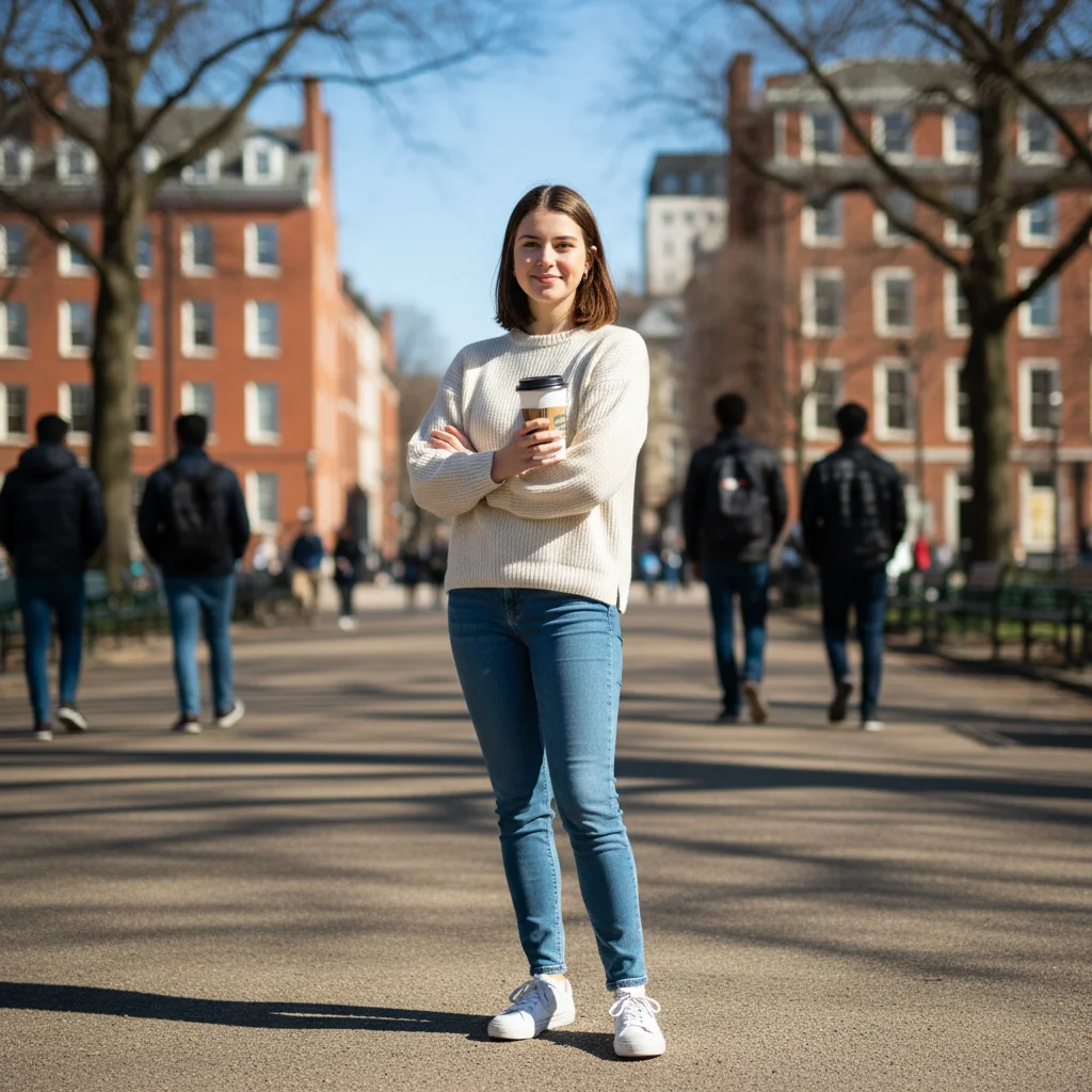 Original photo before create a tiny head prank photo with a comically small head