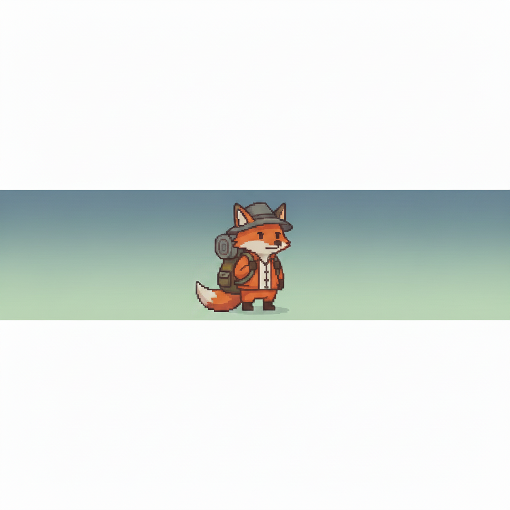 Sharp, vivid character with clean polished background
