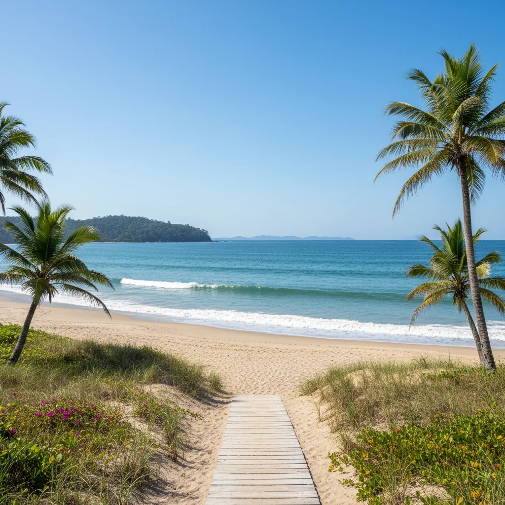 Modern sharp landscape photo