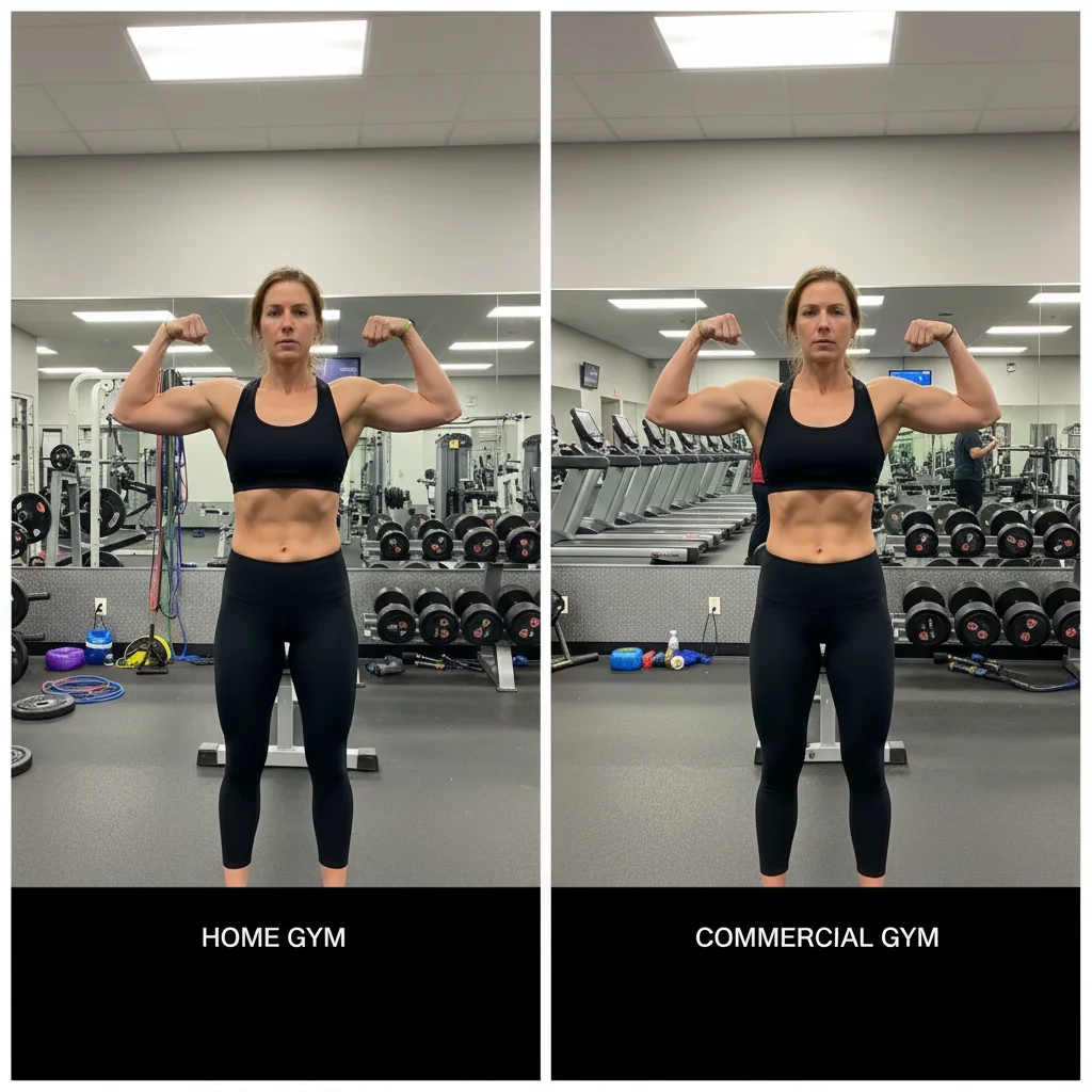 Same man visualized with toned fit physique and muscle definition