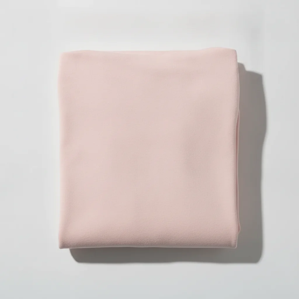 Same blouse smoothed to a freshly ironed appearance, color and shape preserved