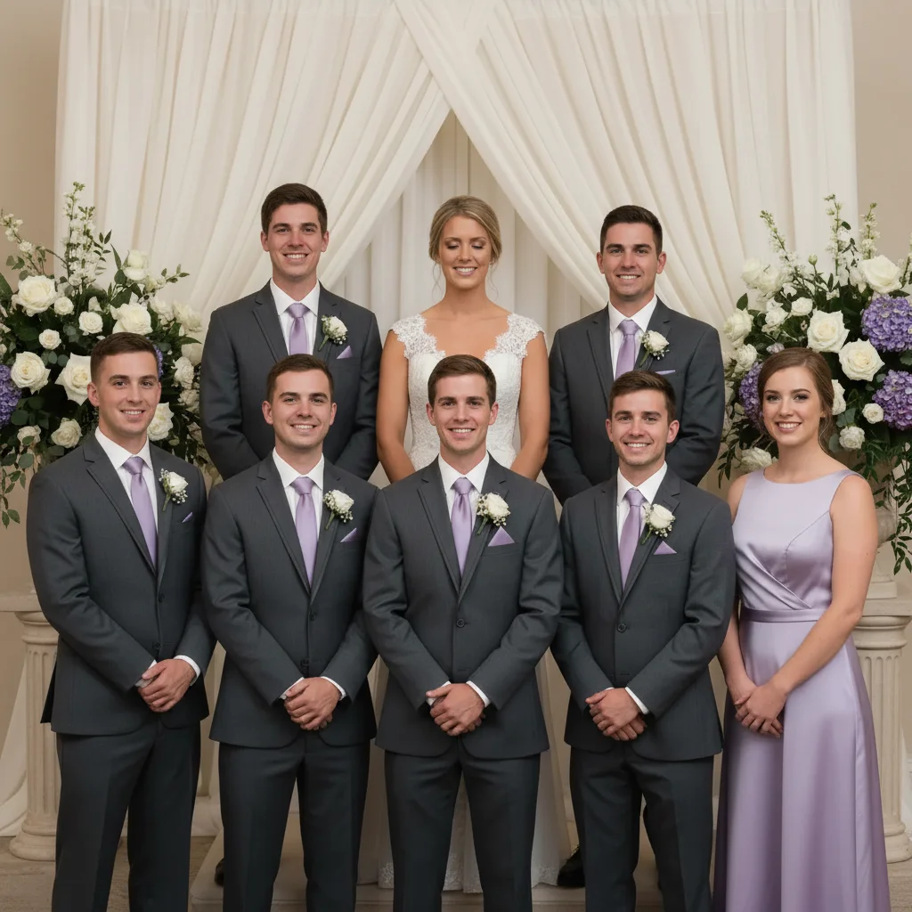 Same wedding photo with bridesmaid's eyes naturally opened