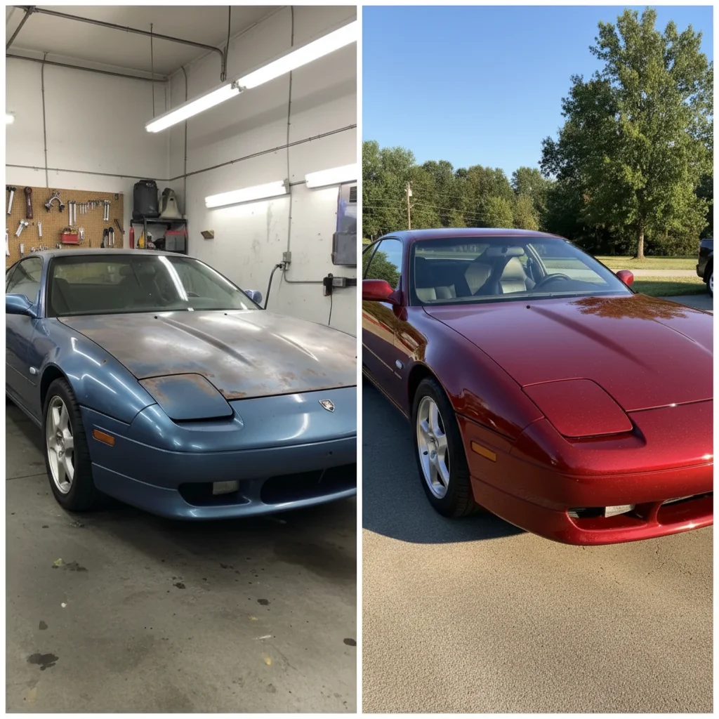 Matched lighting showing accurate custom paint transformation